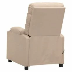 VidaXL Fauteuil de massage inclinable Crème Tissu -Fauteuils électriques Soldes image 6 339121
