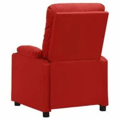 VidaXL Fauteuil de massage inclinable Rouge bordeaux Similicuir -Fauteuils électriques Soldes image 6 339135