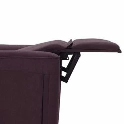 VidaXL Fauteuil de massage inclinable Violet Tissu -Fauteuils électriques Soldes image 6 342272
