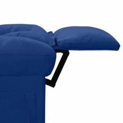 VidaXL Fauteuil inclinable de massage Bleu Tissu -Fauteuils électriques Soldes image 6 342743